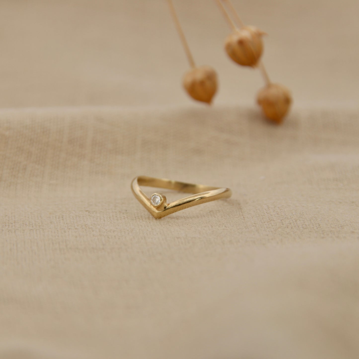 Miracle Ring - Diamant – 14k Geelgoud