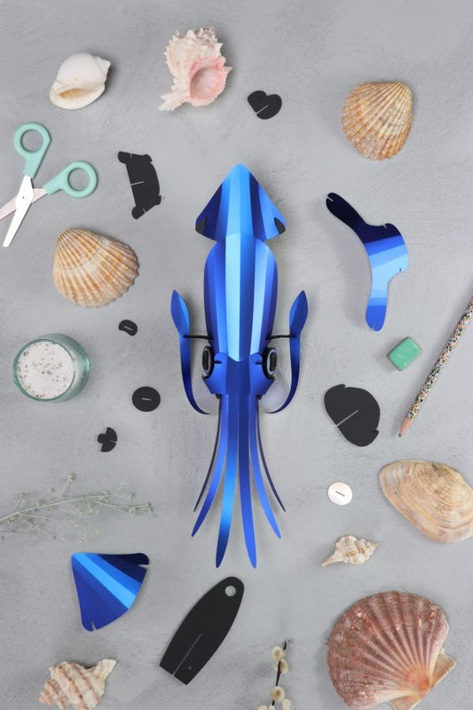Paper Squid - Cobalt Blue Metallic