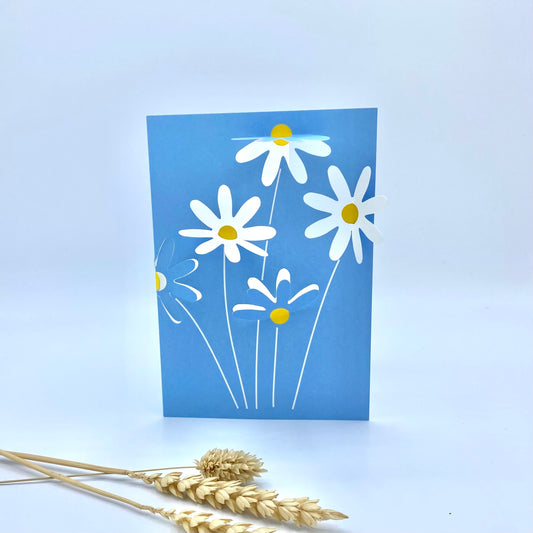 Daisies Fold Out Card
