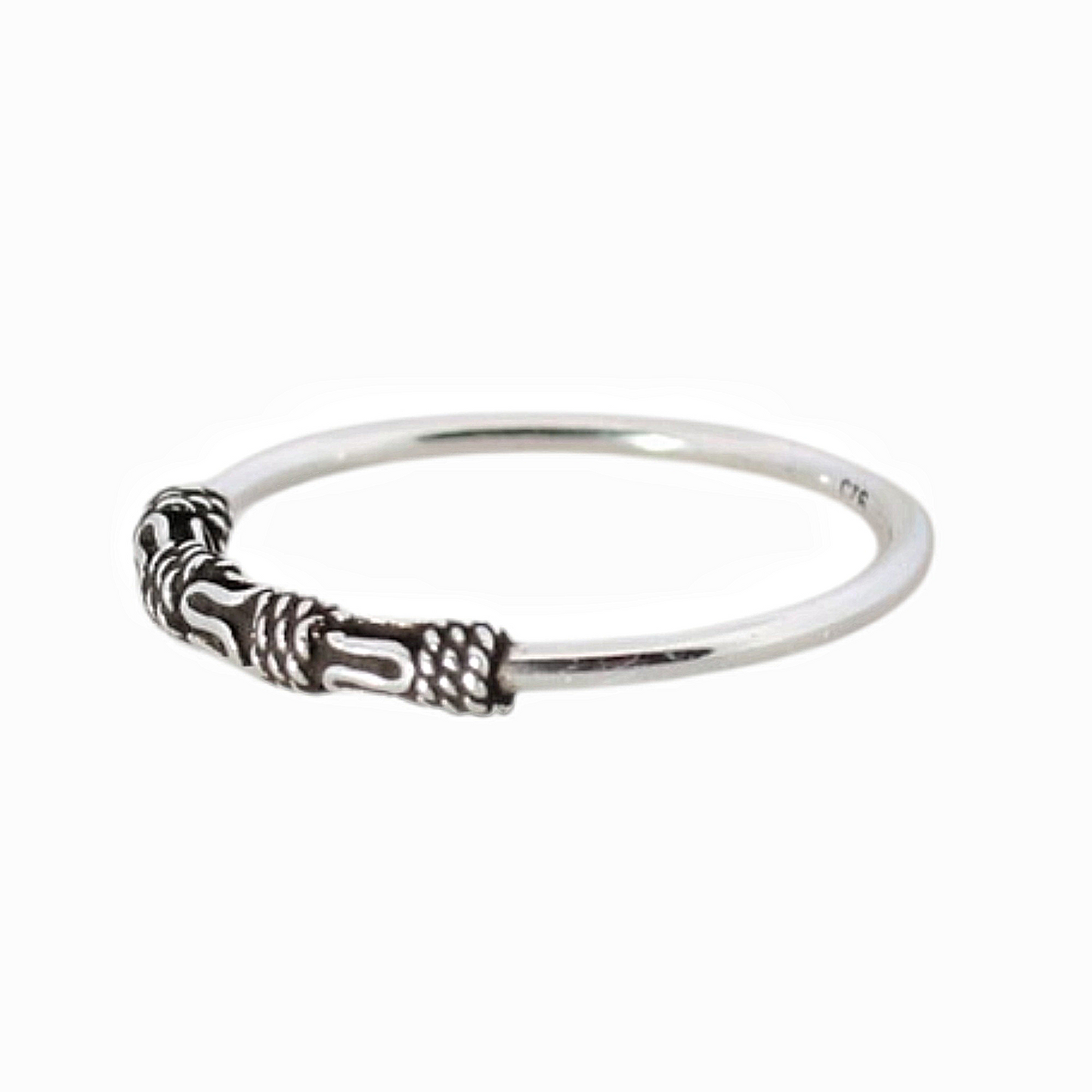 Sterling Silver Tribal Pattern Ring