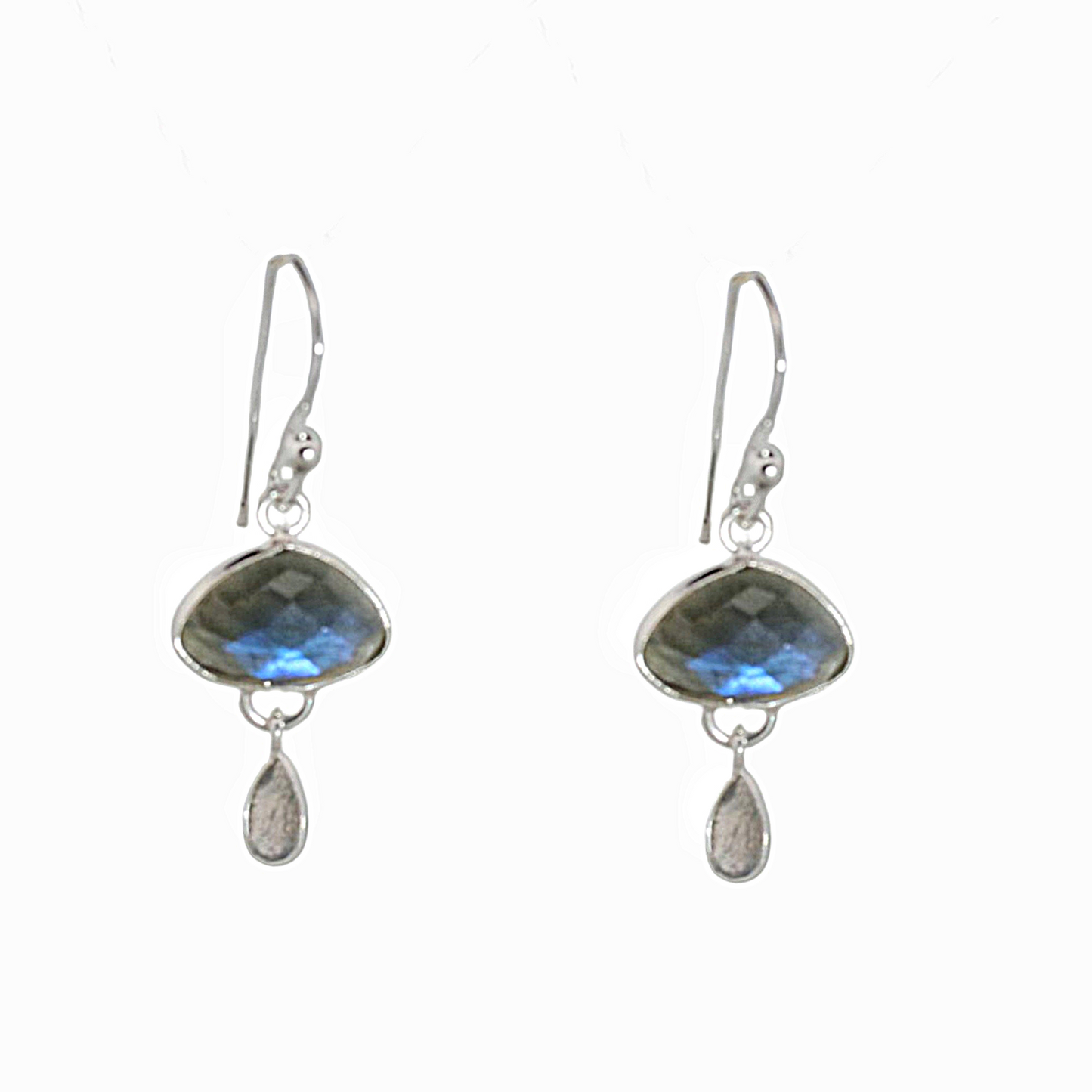 Sterling Silver Waterfall Labradorite Earrings