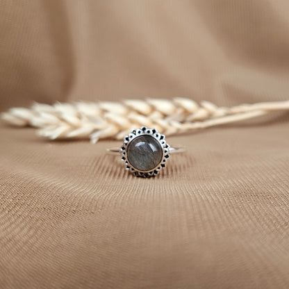 Sterling Silver Golden Hour Ring Labradorite