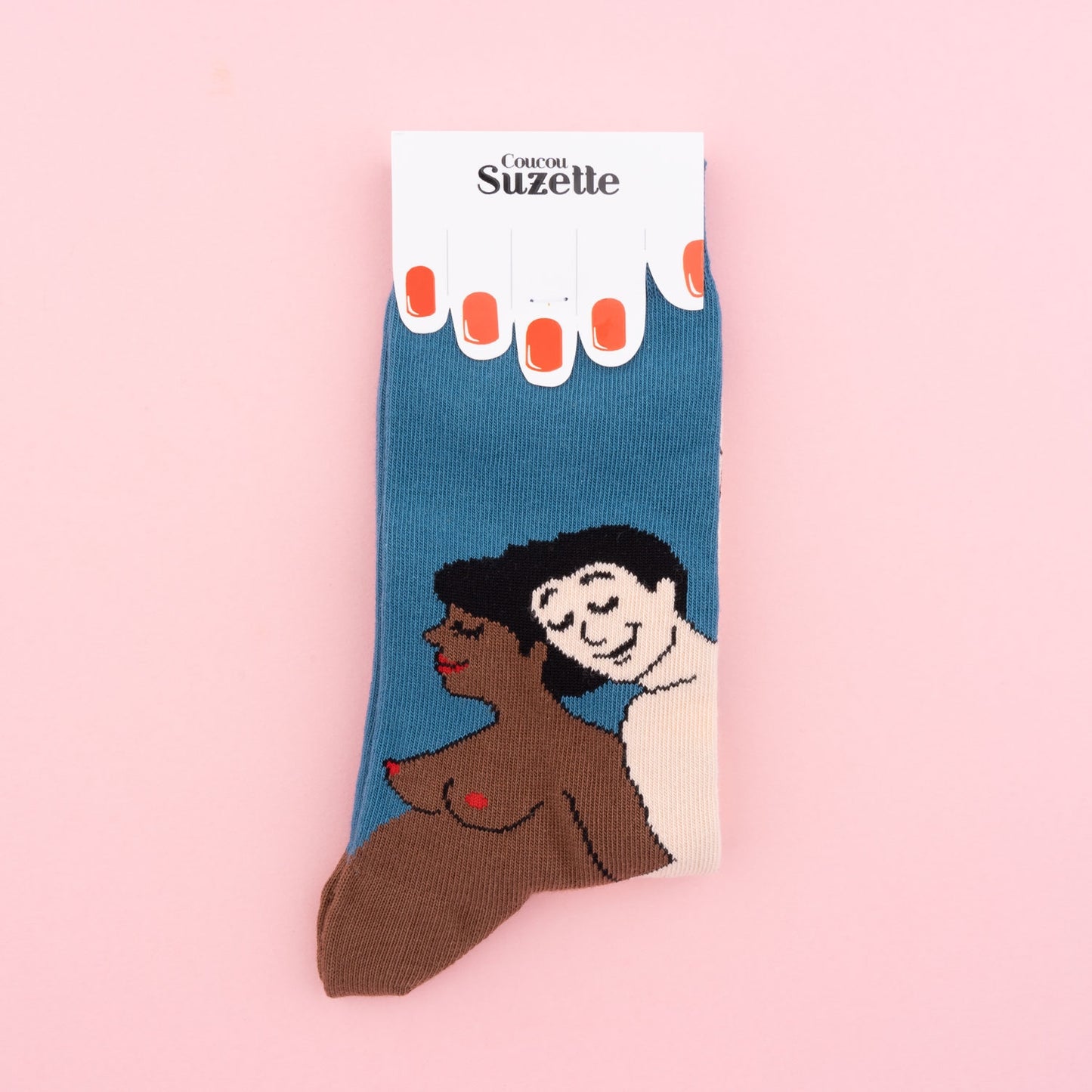 Parents Socks - Black Mom and White Dad