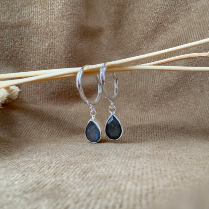 Sterling Silver Labradorite Earrings