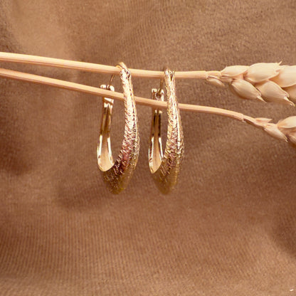 14k Gold Vermeil Chunky Earrings