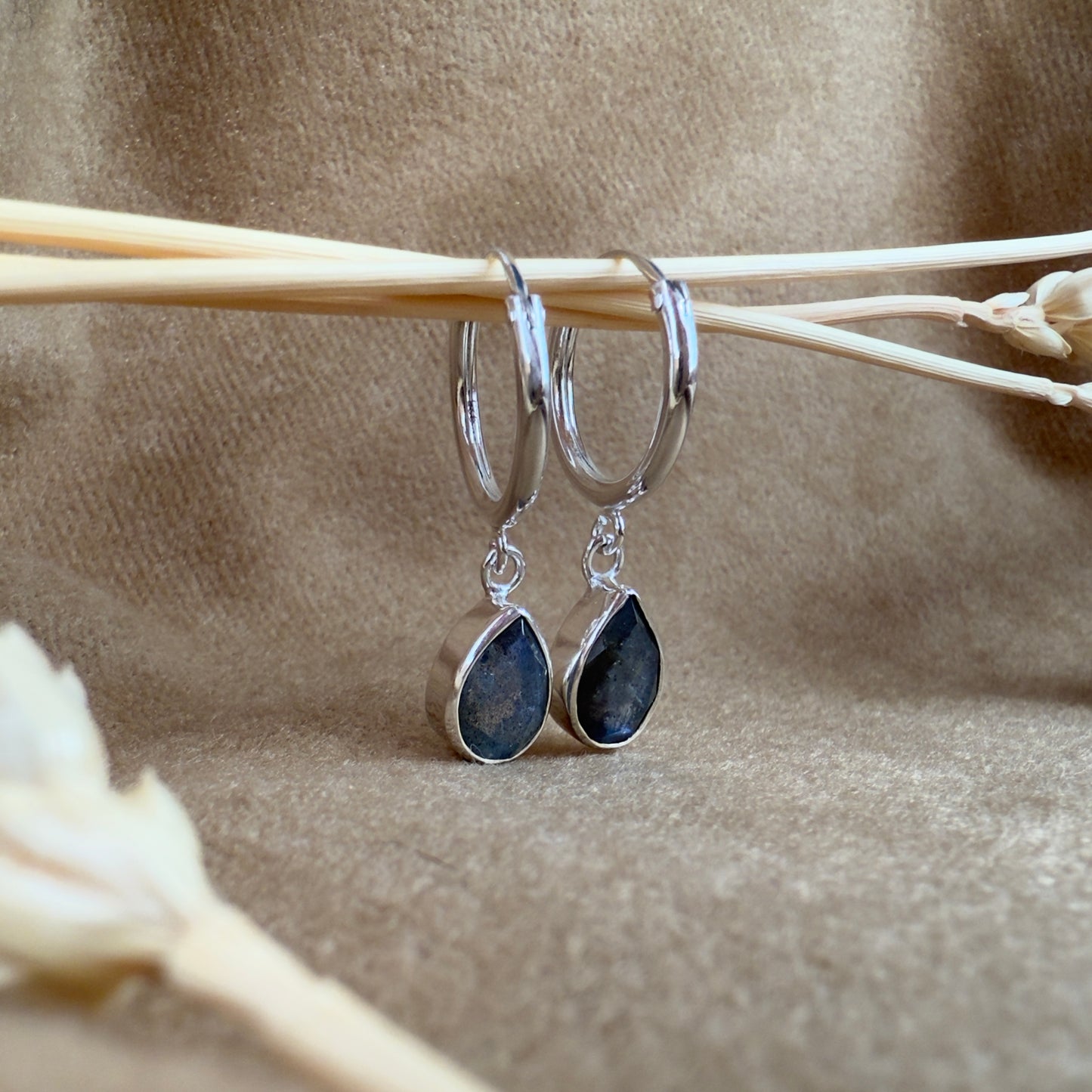 Sterling Silver Labradorite Earrings