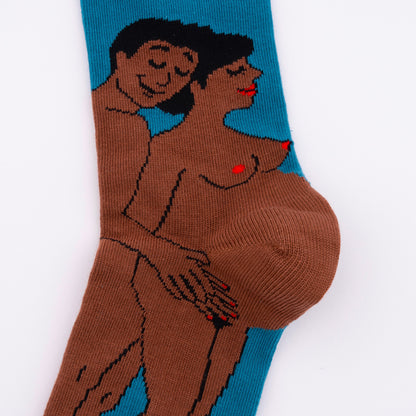 Parents Socks - Black Mom and Dad