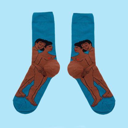 Parents Socks - Black Mom and Dad