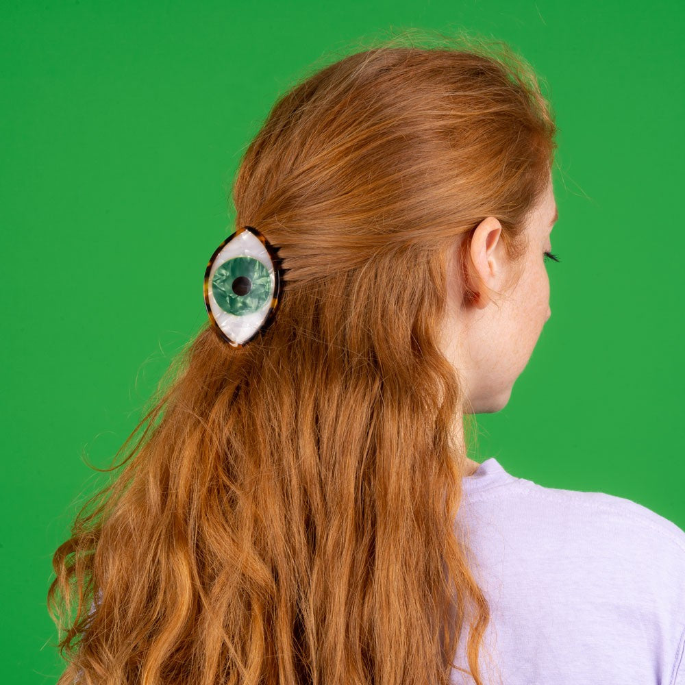 Pince à cheveux pour les yeux - Vert