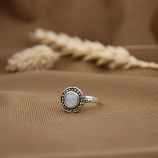Sterling Silver Aphrodite Ring Moonstone