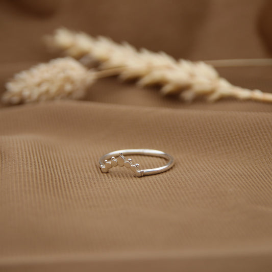 Sterling Silver Curved Ring