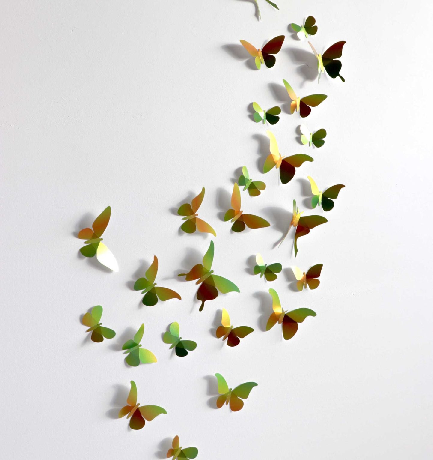 Paper Butterfly - Green/orange