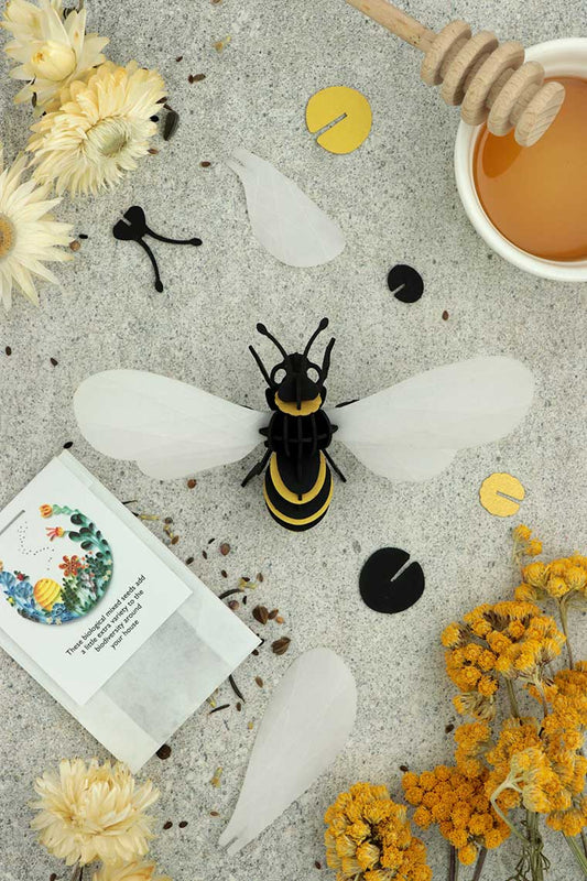 Paper Honey Bee - Incl Flowerseeds