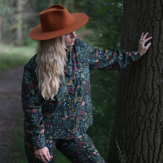 Fall in love - Flower blouse