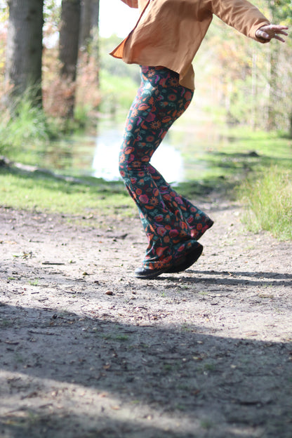 Flared Legging - Green