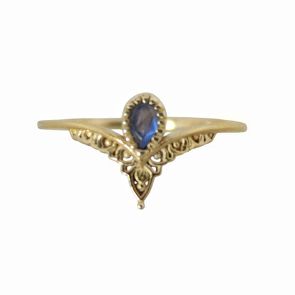 14K Gold Vermeil Eternal Elegance Ring Labradorite
