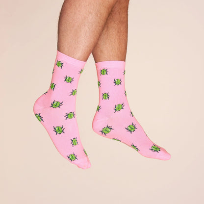 Chaussettes à motif de scarabée