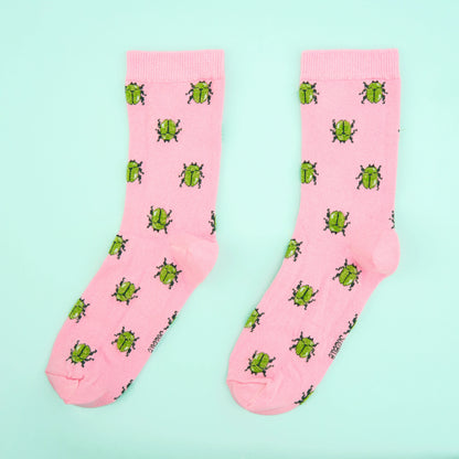 Chaussettes à motif de scarabée