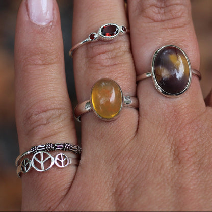 Sterling Silver Tribal Pattern Ring