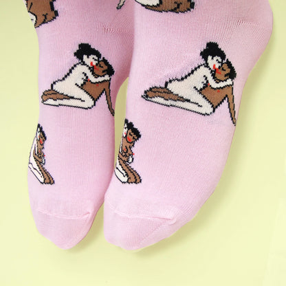 Kamasutra Socks Straight Lovers - Pink