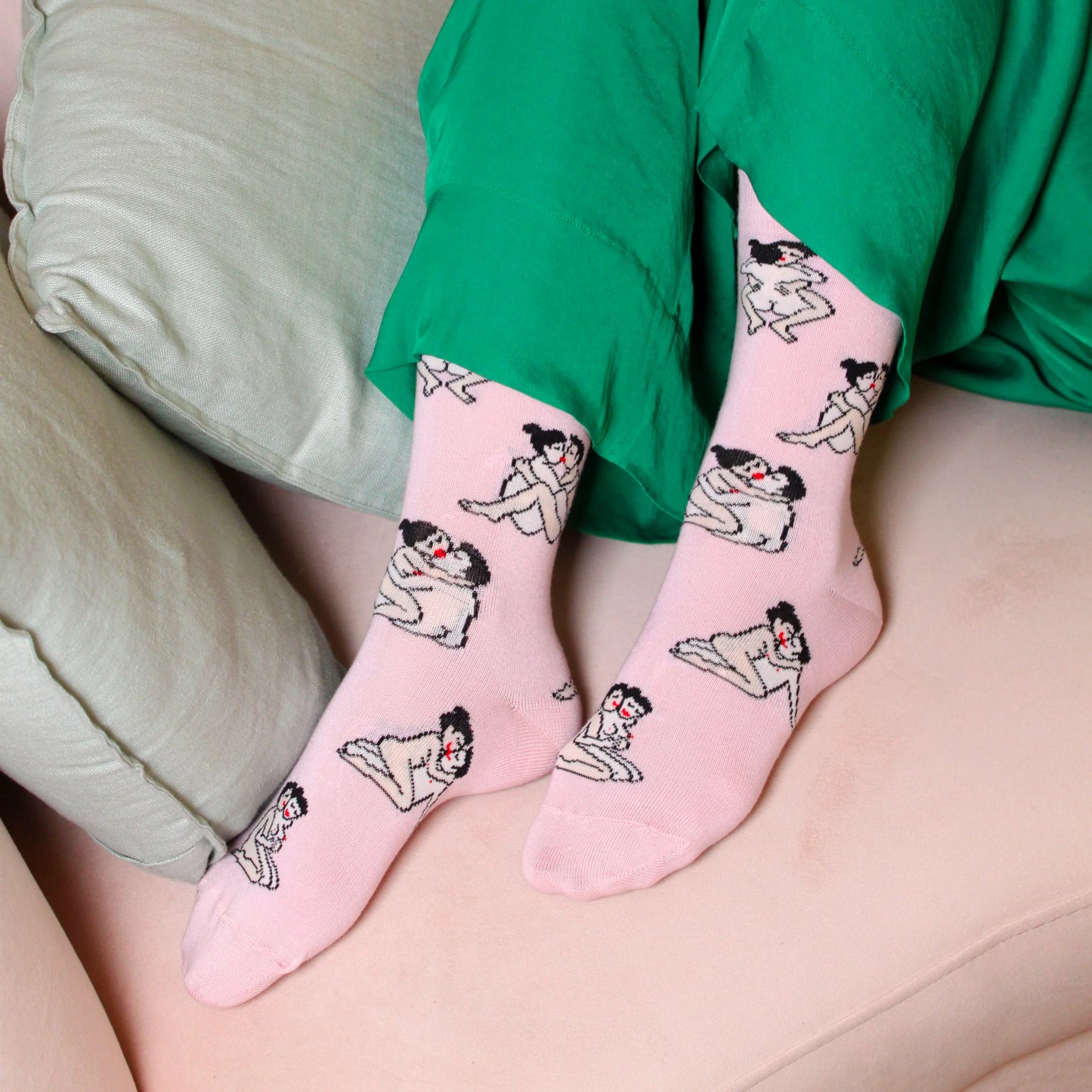 Kamasutra Socks Straight Lovers - Pink