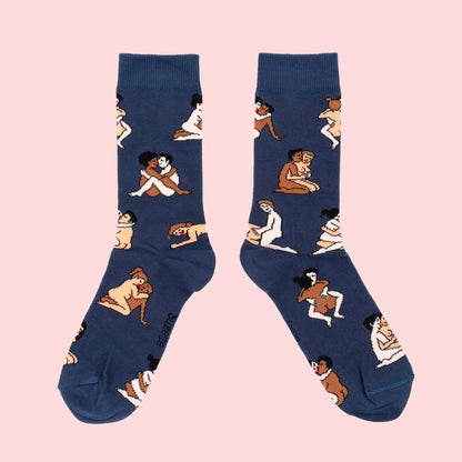 Kamasutra Socks Straight Lovers - Blue