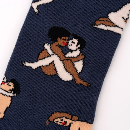 Kamasutra Socks Straight Lovers - Blue