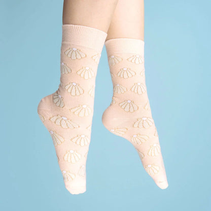 Scallop Shell Socks