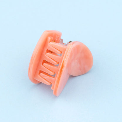 Pink Heart Mini Hair Claw