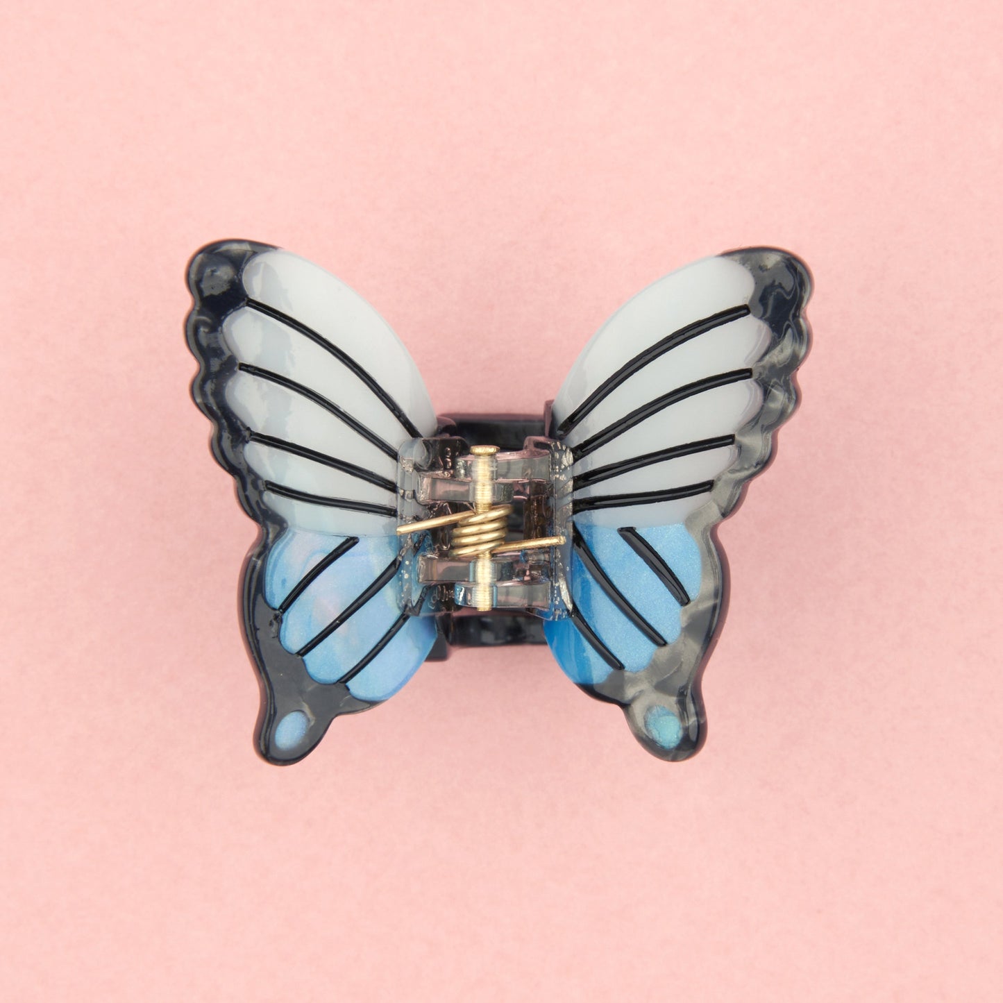 Blue Butterfly Mini Hair Claw