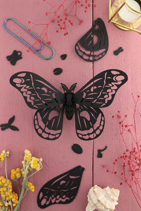 Paper Giant Silk Butterfly - Black