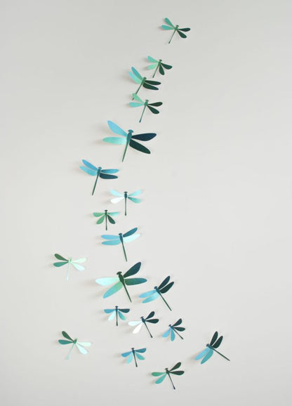 Paper Dragonfly - Caribbean Green Metallic