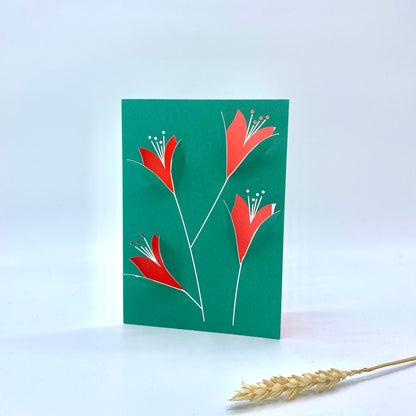 Lillies Fold Out Card