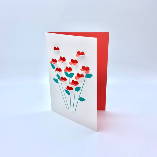 Roses Fold Out Card