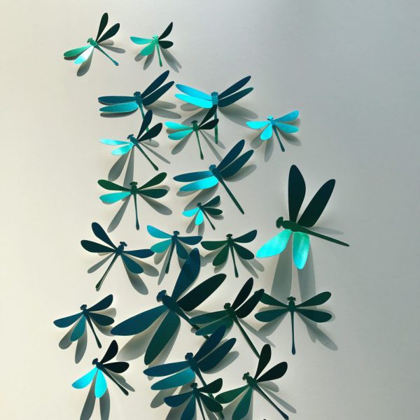 Paper Dragonfly - Caribbean Green Metallic