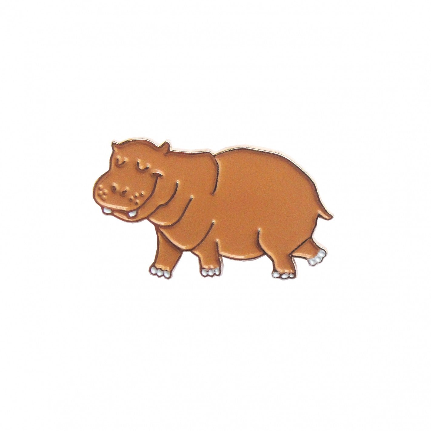 Hippopotamus Pin