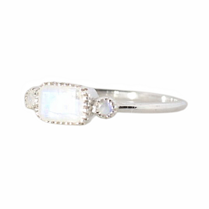 Sterling Silver Crystal Glow Ring