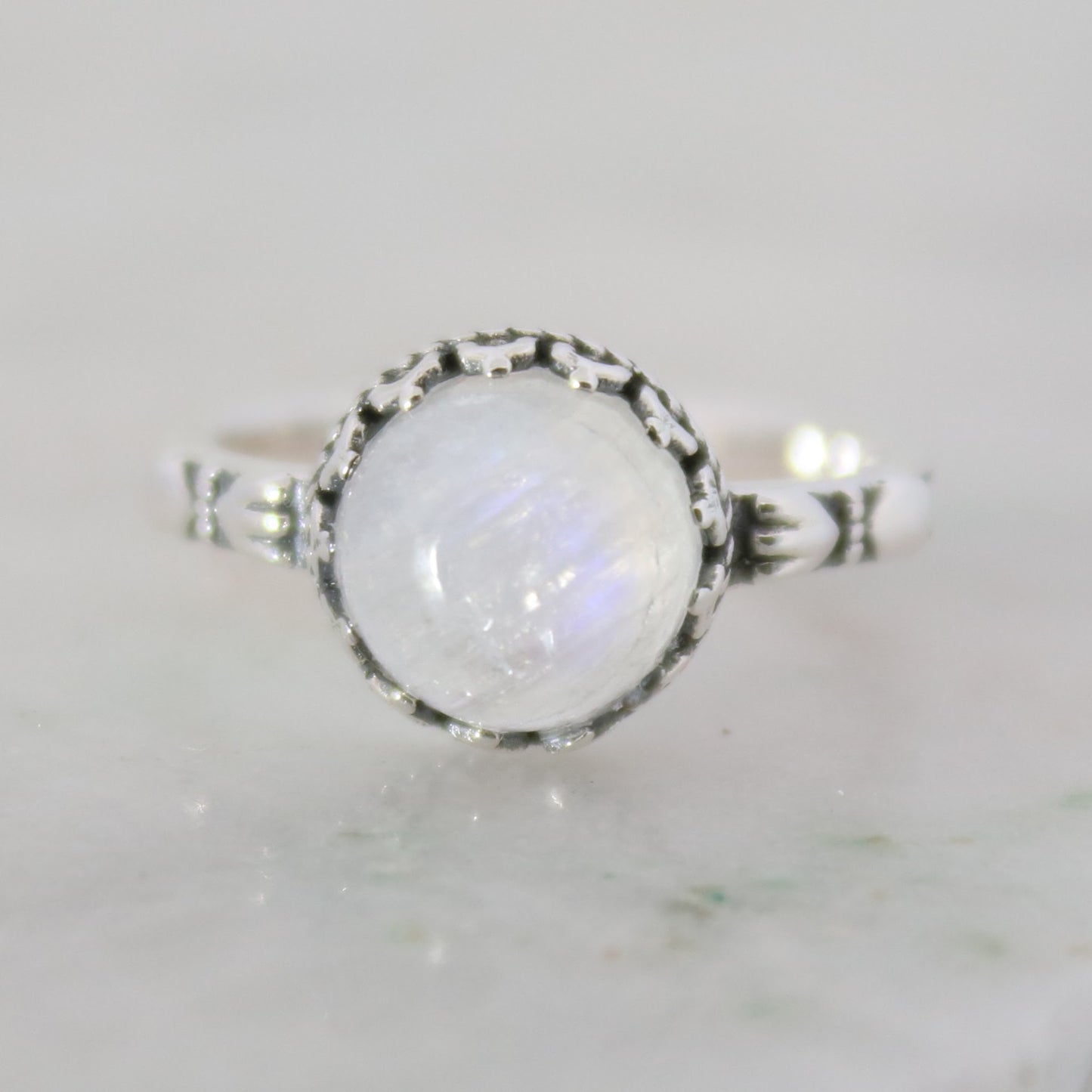 Sterling Silver Enchanting Ring Moonstone