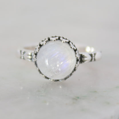 Sterling Silver Enchanting Ring Moonstone