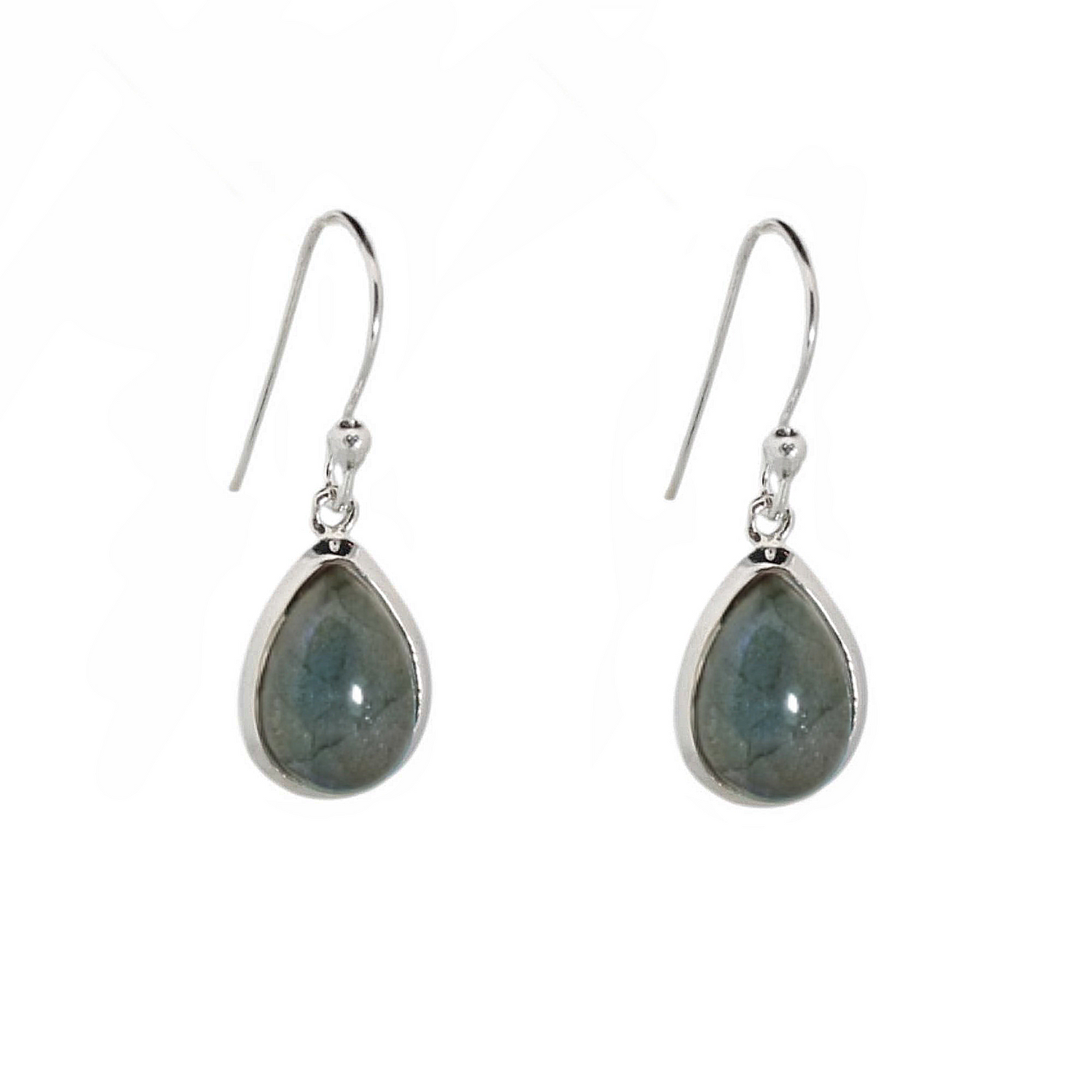 Sterling silver Teardrop Labradorite Earrings