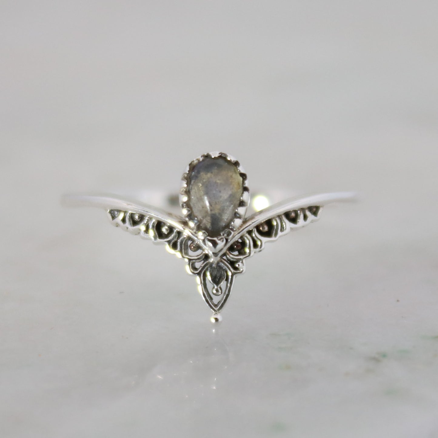 Sterling Silver Eternal Elegance Ring Labradorite