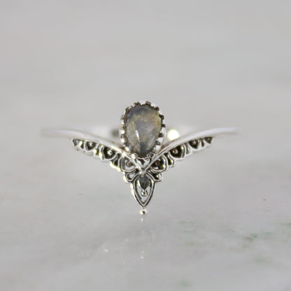 Sterling Silver Eternal Elegance Ring Labradorite