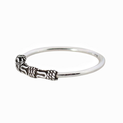 Sterling Silver Tribal Pattern Ring