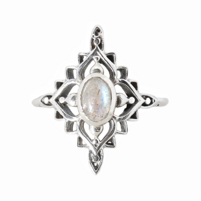 Sterling Silver Checkerboard Ring