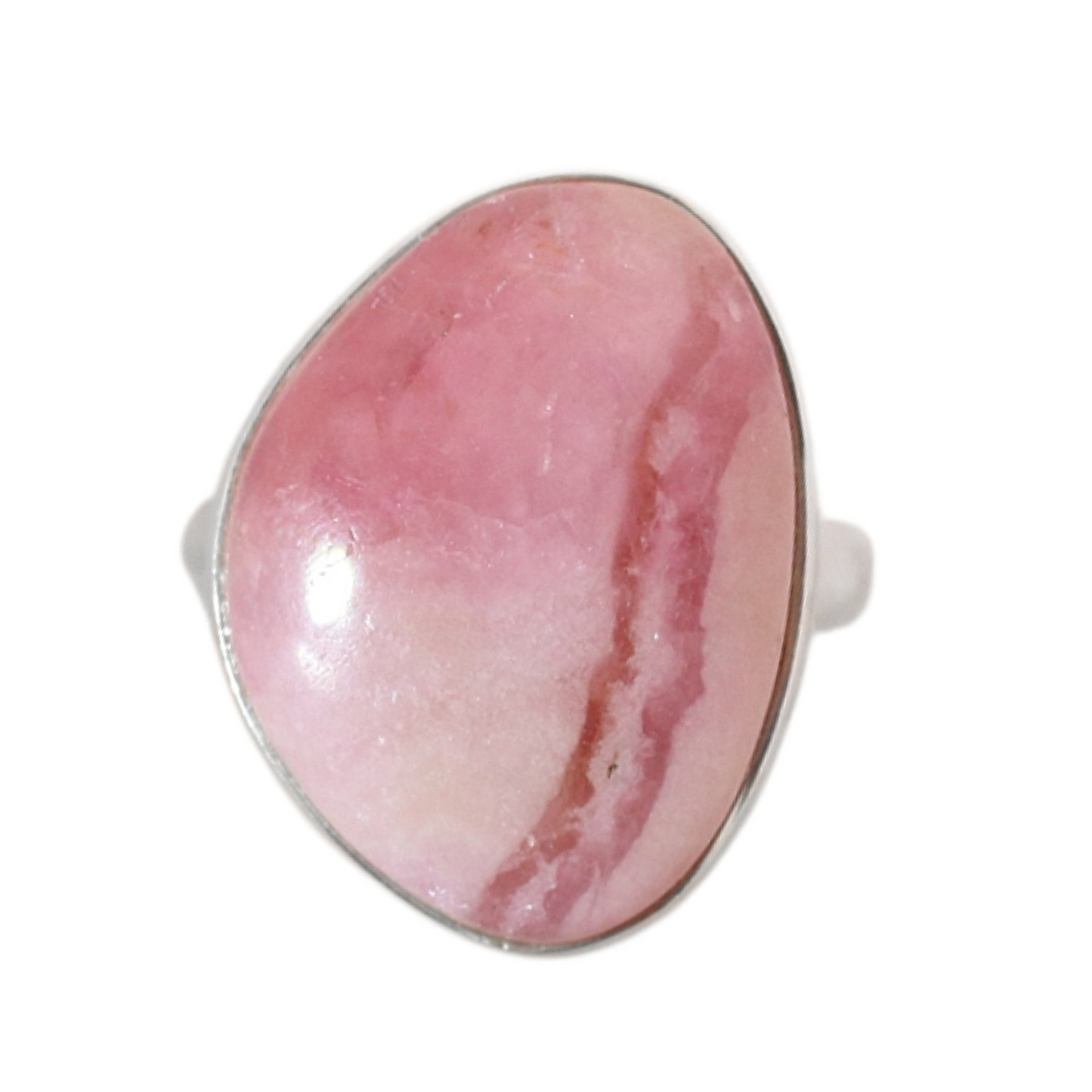 Sterling Silver Freeform Cobalt Cacite Ring (Mexico) - 19 mm