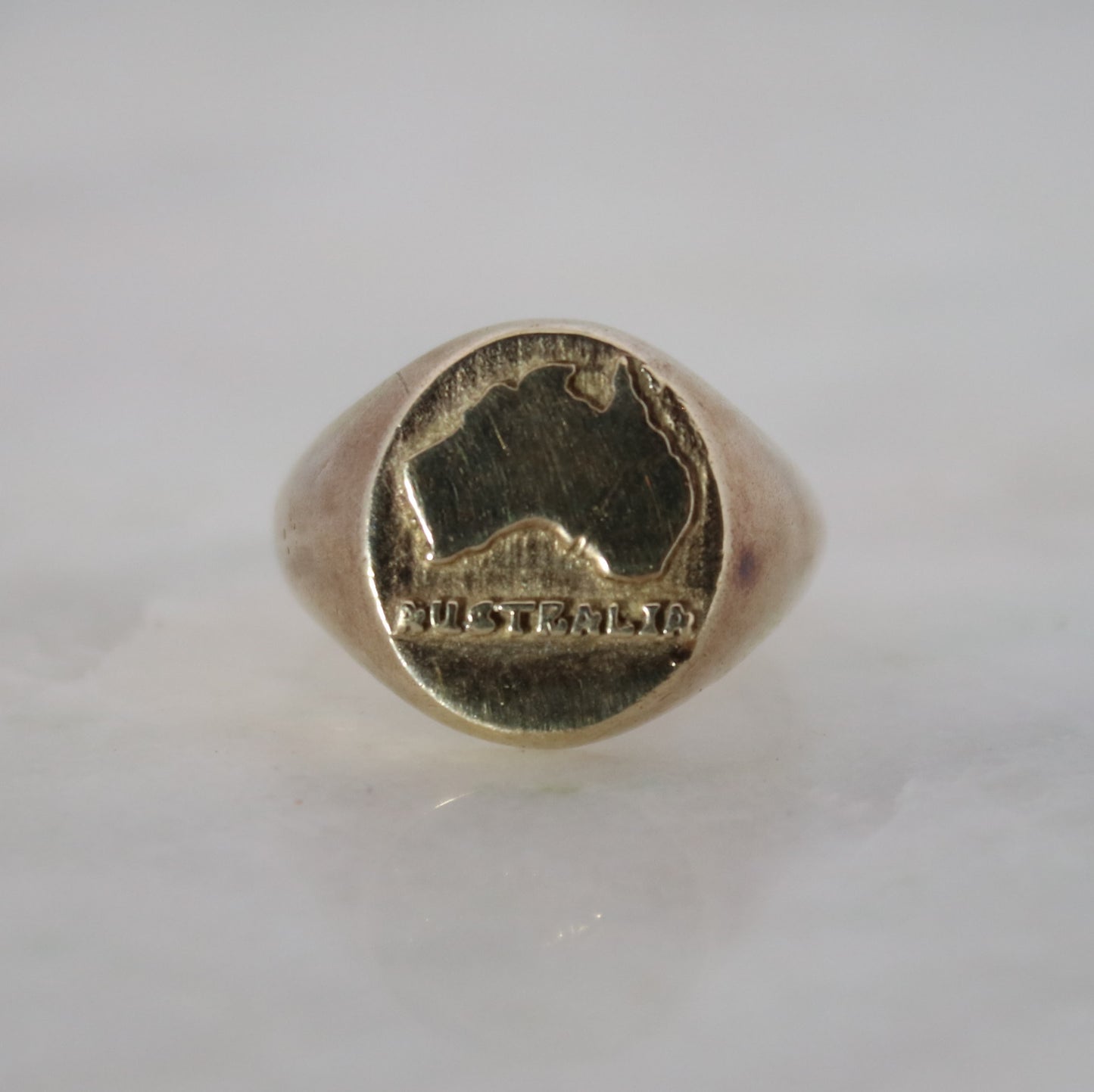 14K Gold Vermeil Australia Ring