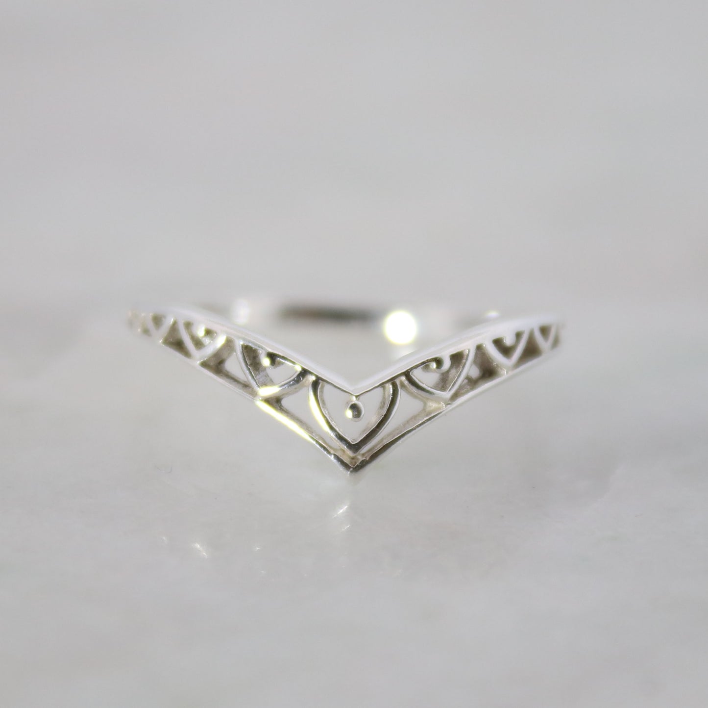 Sterling Silver Mandala Ring
