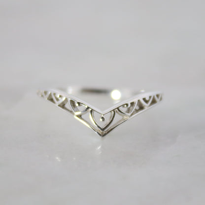 Sterling Silver Mandala Ring