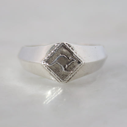 Sterling Silver Kangaroo Ring