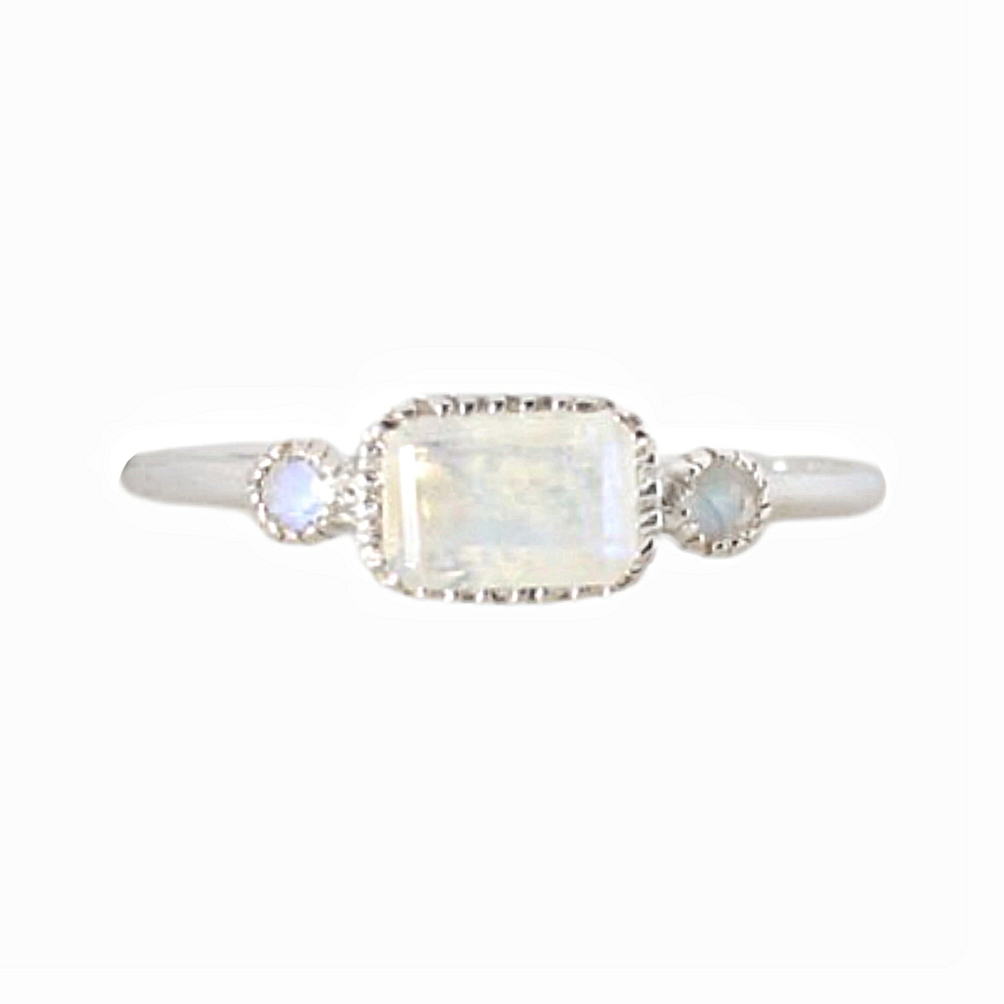 Sterling Silver Crystal Glow Ring